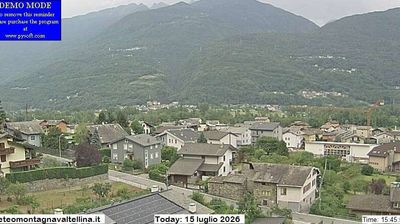 immagine della webcam nei dintorni di Pizzo Bernina: webcam Montagna in Valtellina