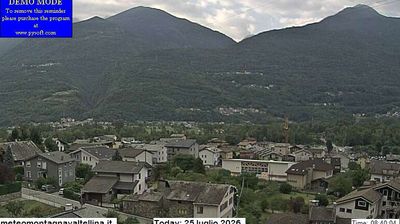 immagine della webcam nei dintorni di Dosso Pasò: webcam Montagna in Valtellina