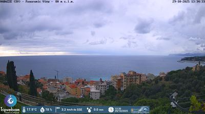 immagine della webcam nei dintorni di Pratozanino: webcam Varazze