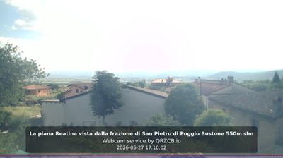 immagine della webcam nei dintorni di Spoleto: webcam Poggio Bustone