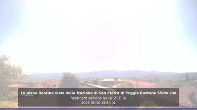 immagine della webcam nei dintorni di Stroncone: webcam Poggio Bustone