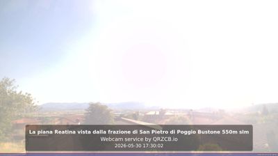 immagine della webcam nei dintorni di Acquasparta: webcam Poggio Bustone