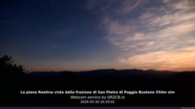 immagine della webcam nei dintorni di Terni: webcam Poggio Bustone