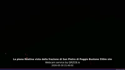 immagine della webcam nei dintorni di Stroncone: webcam Poggio Bustone