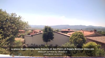 immagine della webcam nei dintorni di Petrella Salto: webcam Poggio Bustone
