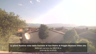 immagine della webcam nei dintorni di Terni: webcam Poggio Bustone