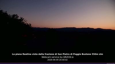 immagine della webcam nei dintorni di Stroncone: webcam Poggio Bustone