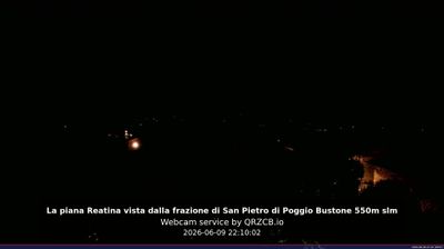 immagine della webcam nei dintorni di Terni: webcam Poggio Bustone