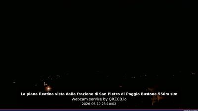 immagine della webcam nei dintorni di Rieti: webcam Poggio Bustone