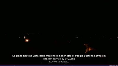immagine della webcam nei dintorni di Rieti: webcam Poggio Bustone