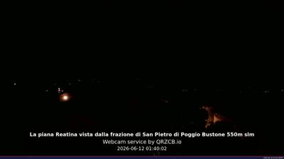 immagine della webcam nei dintorni di Antrodoco: webcam Poggio Bustone