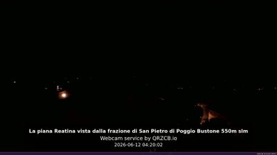 immagine della webcam nei dintorni di Antrodoco: webcam Poggio Bustone