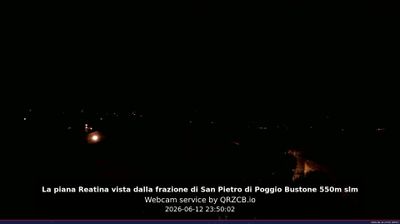 immagine della webcam nei dintorni di Spoleto: webcam Poggio Bustone