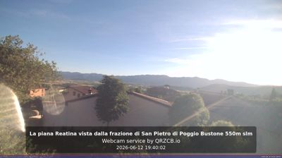 immagine della webcam nei dintorni di Spoleto: webcam Poggio Bustone