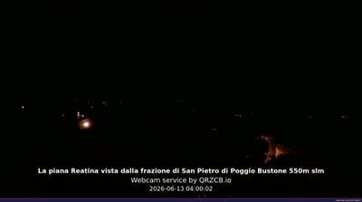 immagine della webcam nei dintorni di Rieti: webcam Poggio Bustone