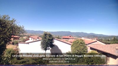 immagine della webcam nei dintorni di Rieti: webcam Poggio Bustone