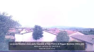 immagine della webcam nei dintorni di Terni: webcam Poggio Bustone