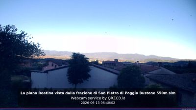 immagine della webcam nei dintorni di Spoleto: webcam Poggio Bustone