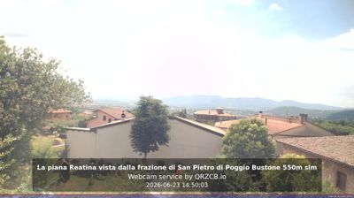 Preview delle webcam di Poggio Bustone