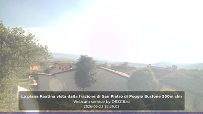Preview delle webcam di Poggio Bustone