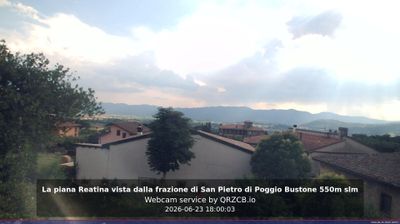 immagine della webcam nei dintorni di Leonessa: webcam Poggio Bustone