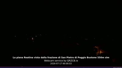 immagine della webcam nei dintorni di Terminillo: webcam Poggio Bustone
