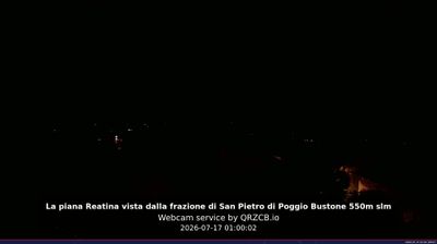 immagine della webcam nei dintorni di Terni: webcam Poggio Bustone