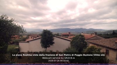 immagine della webcam nei dintorni di Rieti: webcam Poggio Bustone