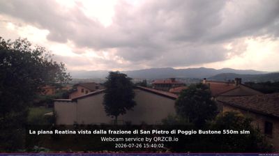 immagine della webcam nei dintorni di Antrodoco: webcam Poggio Bustone
