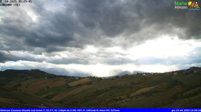 immagine della webcam nei dintorni di Morro d'Oro: webcam Canzano