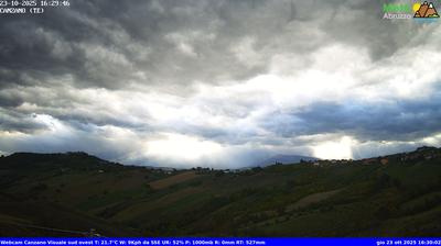 immagine della webcam nei dintorni di Roseto degli Abruzzi: webcam Canzano