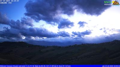 immagine della webcam nei dintorni di Roseto degli Abruzzi: webcam Canzano