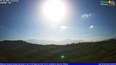 immagine della webcam nei dintorni di Ascoli Piceno: webcam Canzano