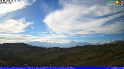 immagine della webcam nei dintorni di Fano Adriano: webcam Canzano