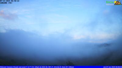immagine della webcam nei dintorni di Castelli: webcam Canzano
