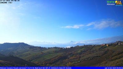 immagine della webcam nei dintorni di Prati di Tivo: webcam Canzano