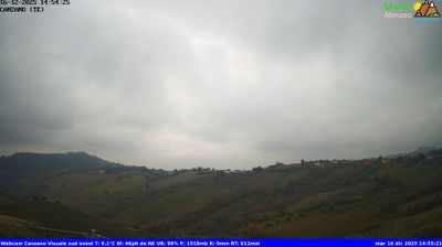 immagine della webcam nei dintorni di Fano Adriano: webcam Canzano