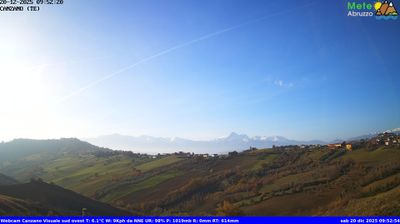 immagine della webcam nei dintorni di Roseto degli Abruzzi: webcam Canzano
