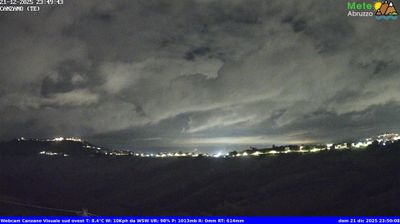 immagine della webcam nei dintorni di Morro d'Oro: webcam Canzano