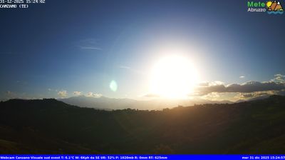 immagine della webcam nei dintorni di Castiglione Messer Raimondo: webcam Canzano