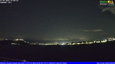 immagine della webcam nei dintorni di Castiglione Messer Raimondo: webcam Canzano