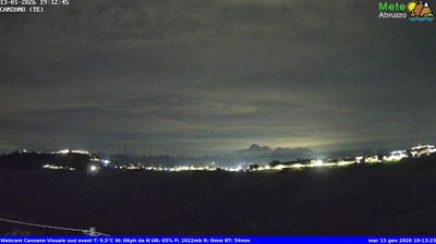 immagine della webcam nei dintorni di Castelli: webcam Canzano