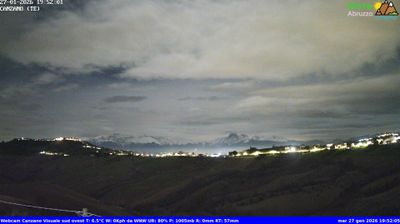 immagine della webcam nei dintorni di Arsita: webcam Canzano