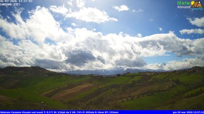 immagine della webcam nei dintorni di Morro d'Oro: webcam Canzano