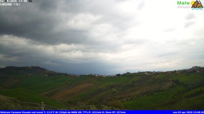 immagine della webcam nei dintorni di Tortoreto: webcam Canzano