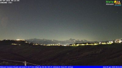 immagine della webcam nei dintorni di Villa Rosa: webcam Canzano