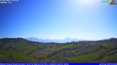 immagine della webcam nei dintorni di Teramo: webcam Canzano