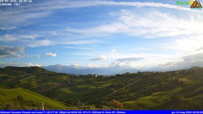 immagine della webcam nei dintorni di Penne: webcam Canzano