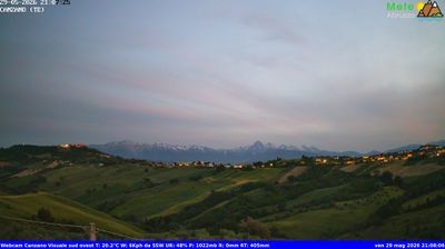 immagine della webcam nei dintorni di Roseto degli Abruzzi: webcam Canzano