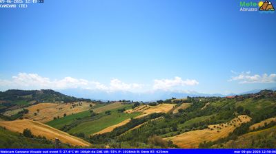 immagine della webcam nei dintorni di Pineto: webcam Canzano